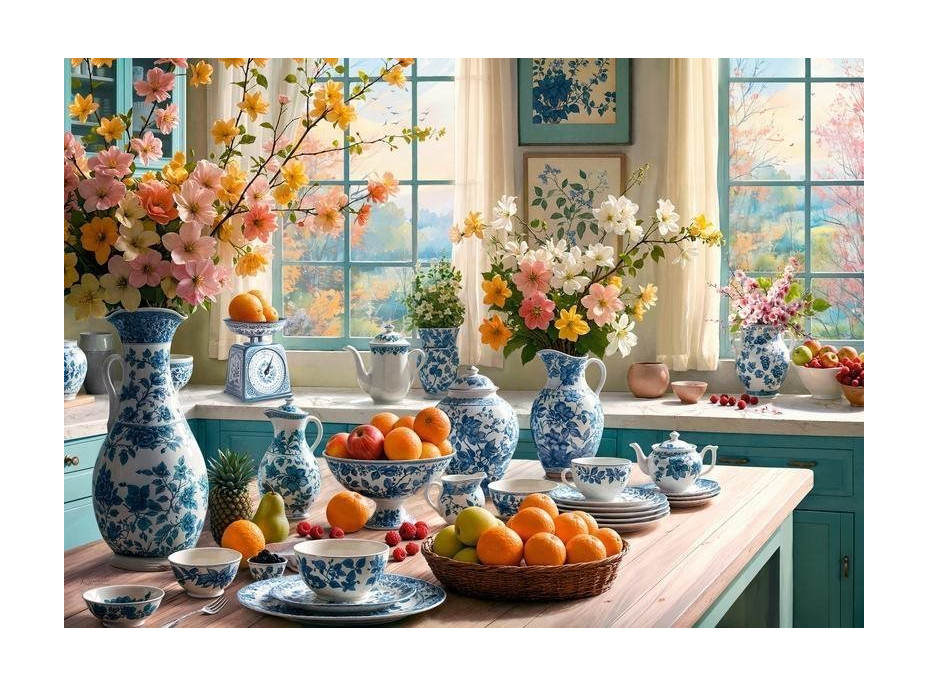 CHERRY PAZZI Puzzle Ráno v mé kuchyni 2000 dílků