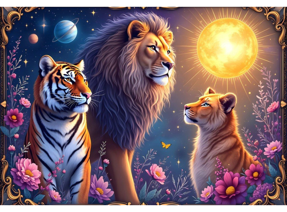 ALIPSON Puzzle Šelmí vesmír 1000 dílků