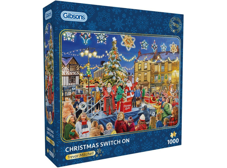GIBSONS Puzzle Vánoční rozsvícení 1000 dílků