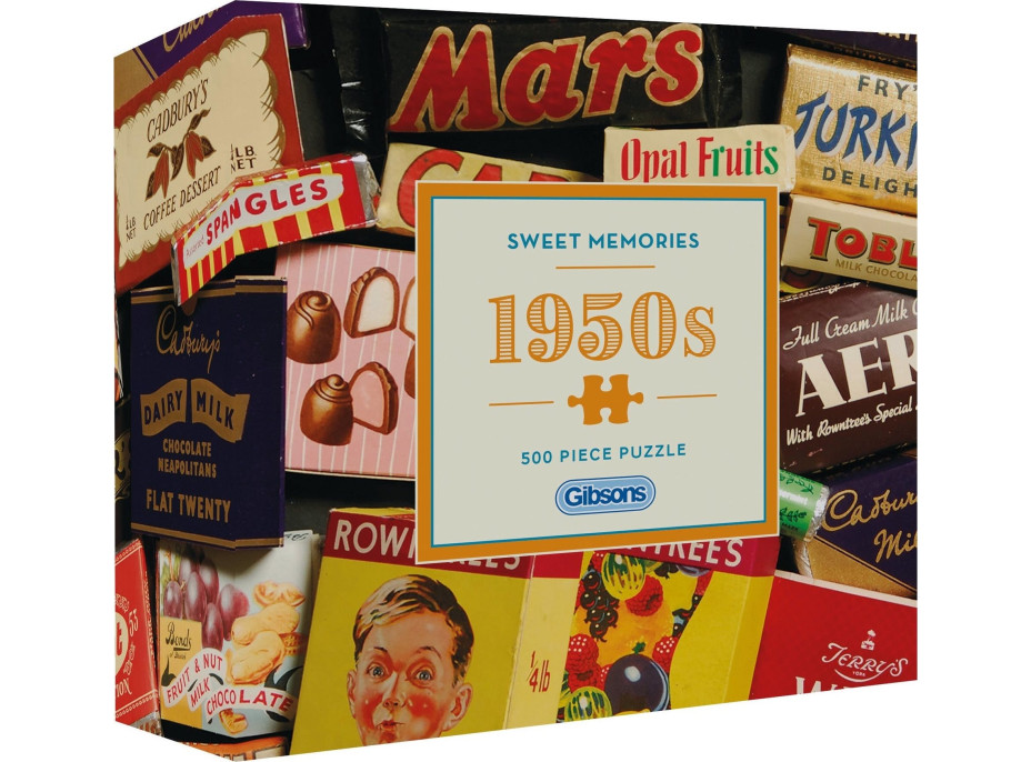 GIBSONS Puzzle Sladké vzpomínky 50.léta 500 dílků