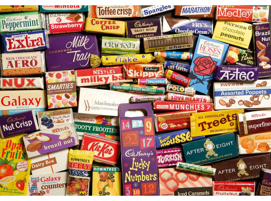 GIBSONS Puzzle Sladké vzpomínky 60.léta 500 dílků