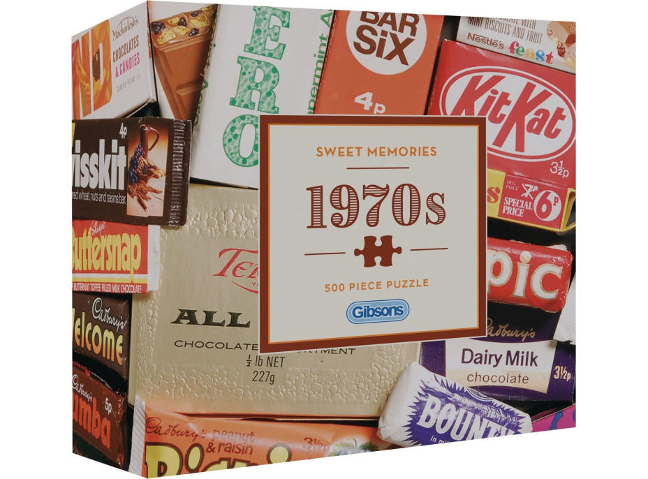 GIBSONS Puzzle Sladké vzpomínky 70.léta 500 dílků