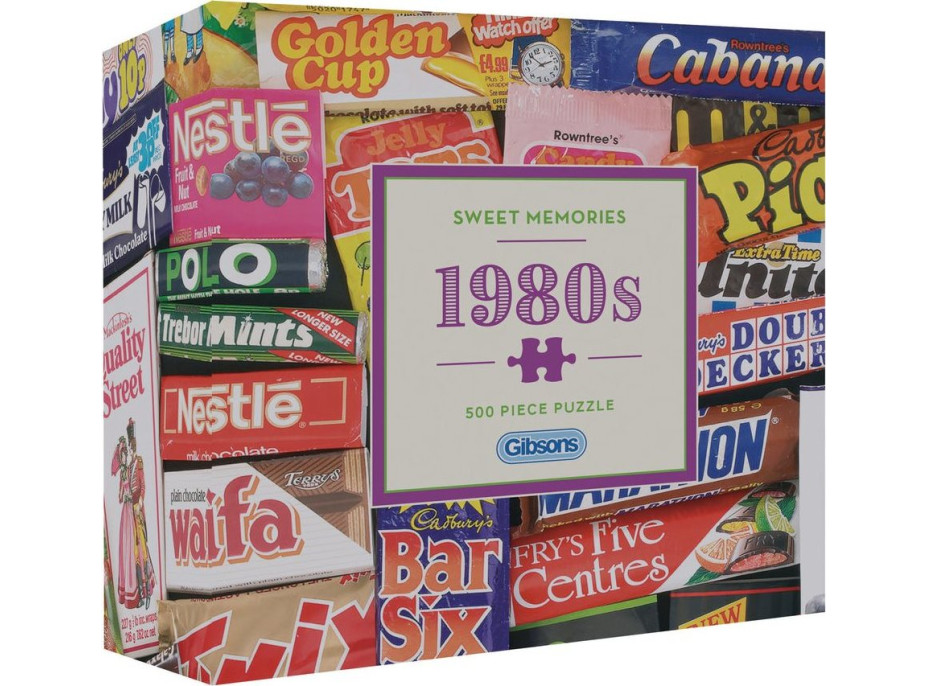 GIBSONS Puzzle Sladké vzpomínky 80.léta 500 dílků