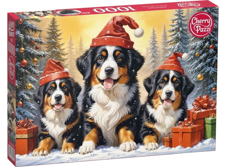 CHERRY PAZZI Puzzle Štěňata na dovolené 1000 dílků