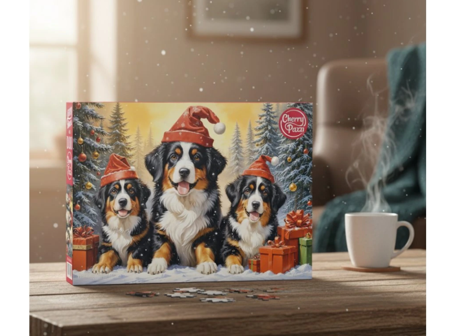 CHERRY PAZZI Puzzle Štěňata na dovolené 1000 dílků
