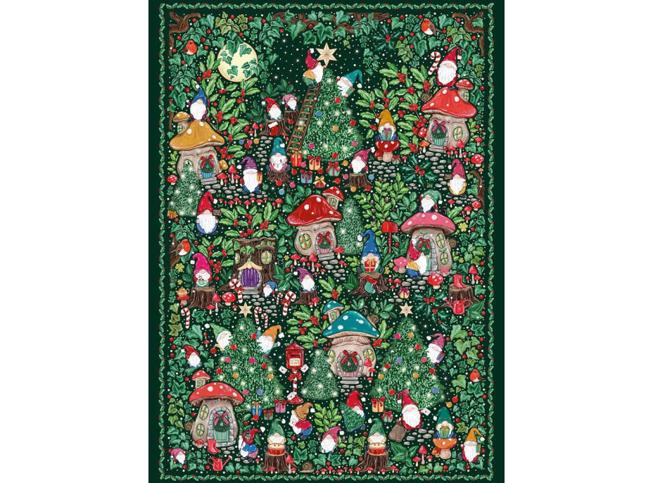 GIBSONS Puzzle The Art File: Vánoční vesnička 1000 dílků