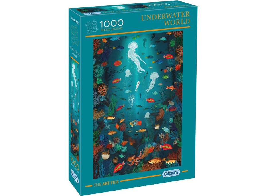 GIBSONS Puzzle The Art File: Podvodní svět 1000 dílků
