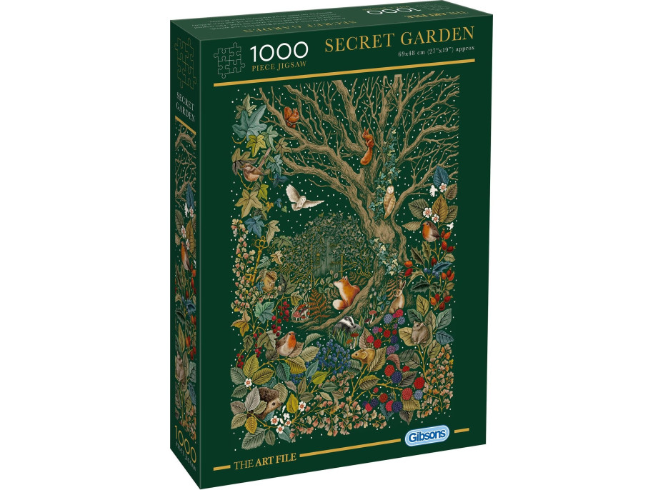 GIBSONS Puzzle The Art File: Tajná zahrada 1000 dílků
