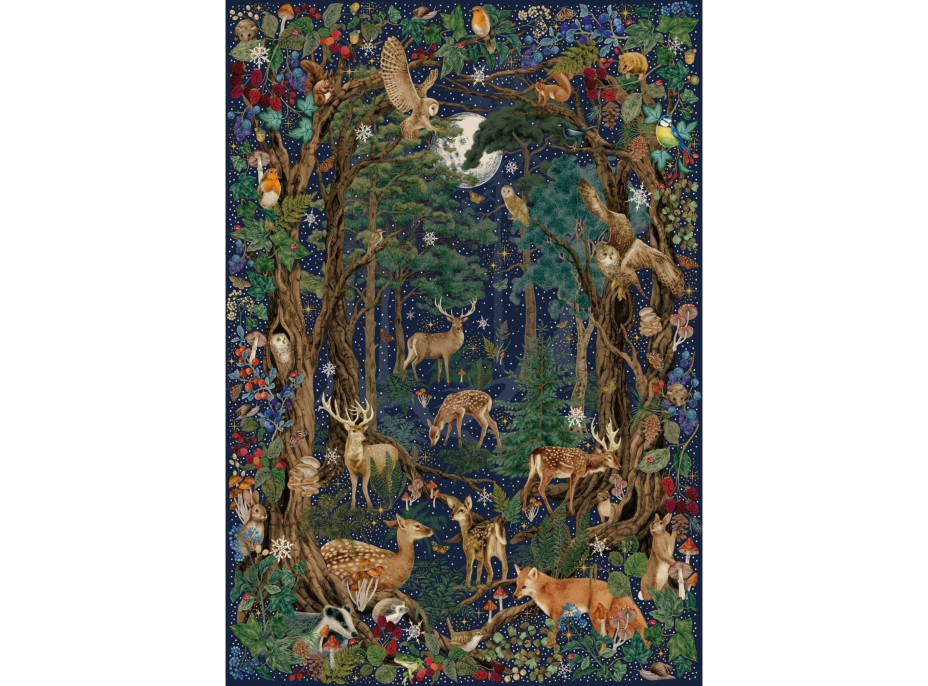 GIBSONS Puzzle The Art File: Do lesa 1000 dílků