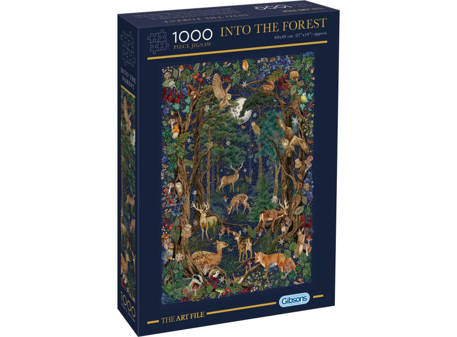 GIBSONS Puzzle The Art File: Do lesa 1000 dílků