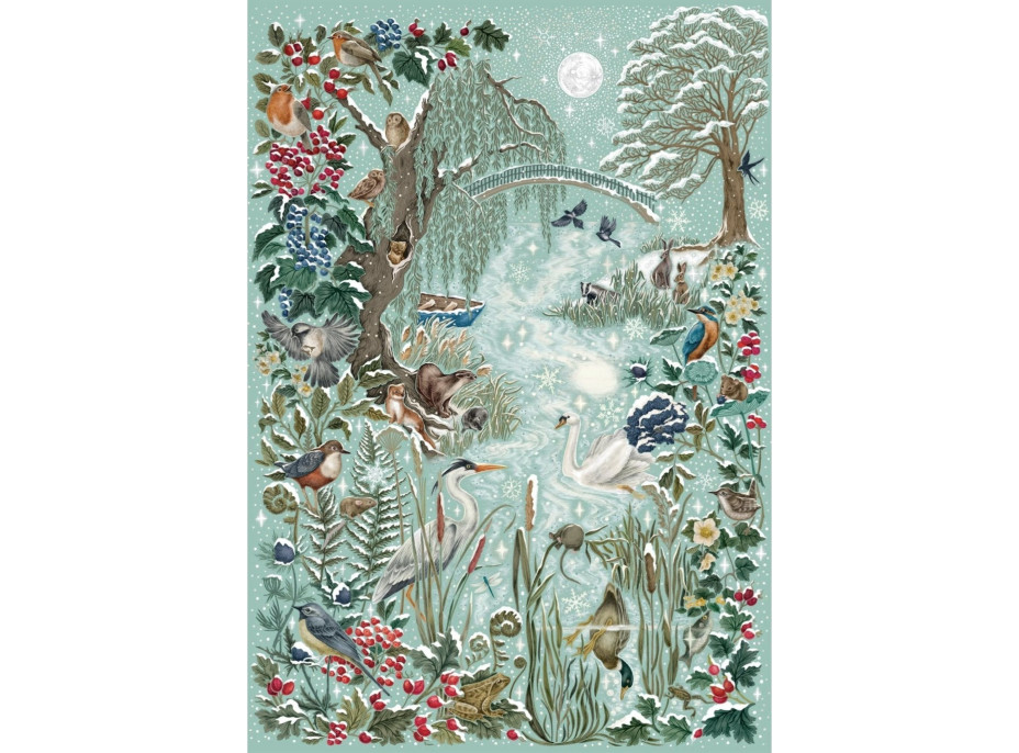 GIBSONS Puzzle The Art File: Zamrzlá řeka 1000 dílků