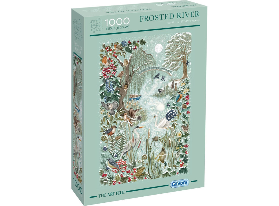 GIBSONS Puzzle The Art File: Zamrzlá řeka 1000 dílků