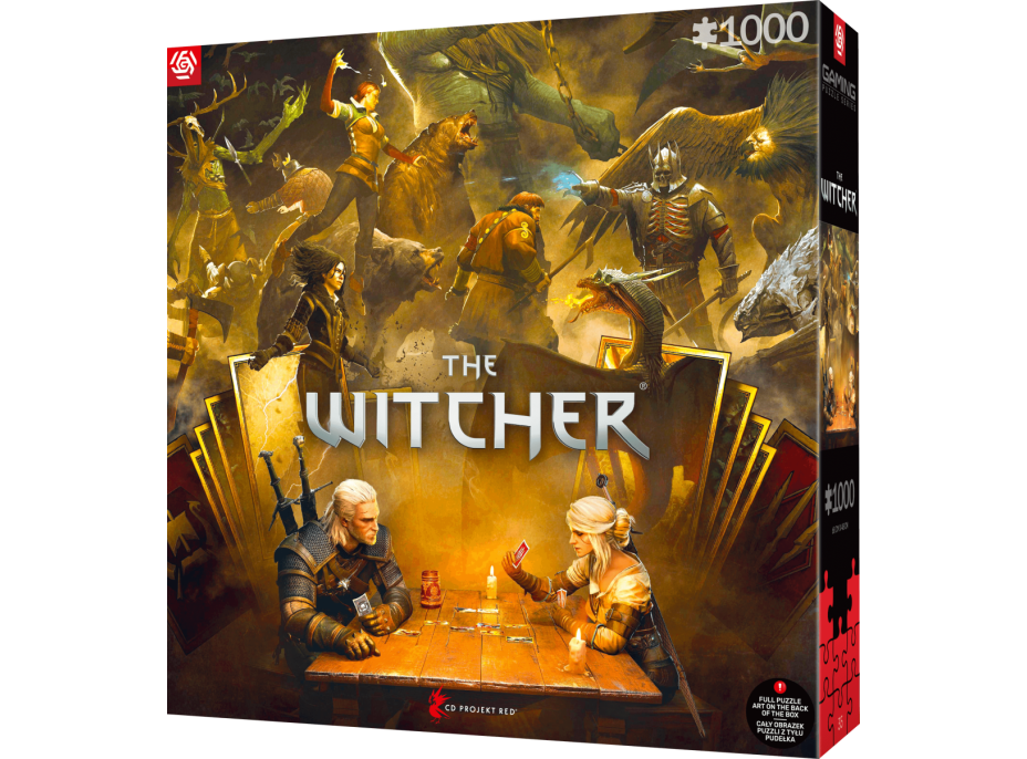 GOOD LOOT Puzzle The Witcher: Playing Gwent 1000 dílků