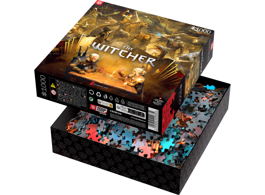 GOOD LOOT Puzzle The Witcher: Playing Gwent 1000 dílků