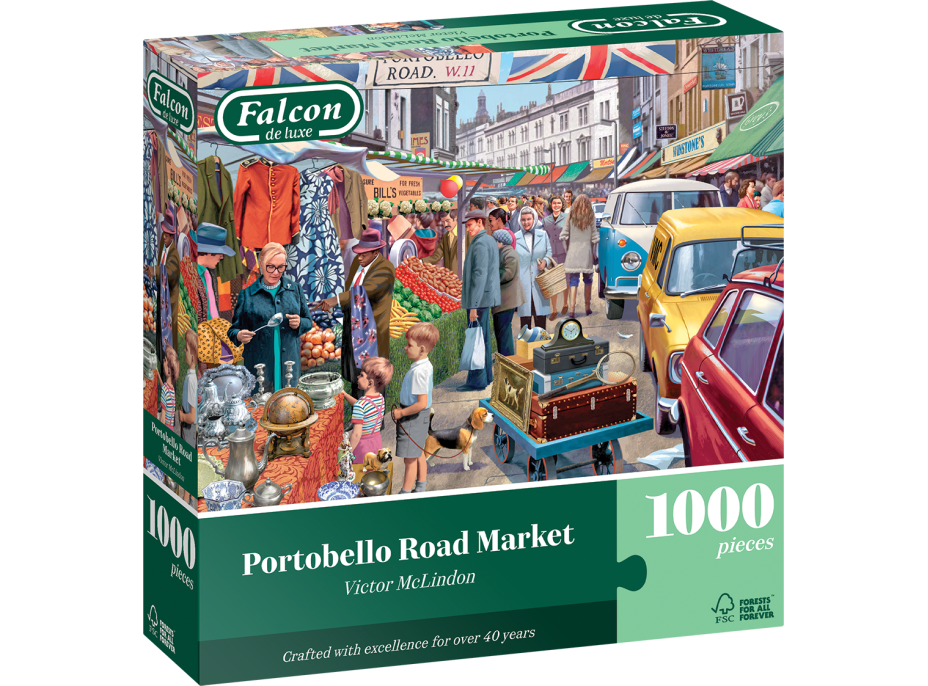 FALCON Puzzle Trh v Portobello 1000 dílků