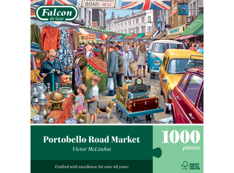 FALCON Puzzle Trh v Portobello 1000 dílků