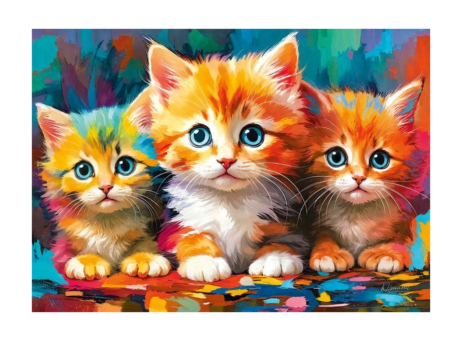 CHERRY PAZZI Puzzle Tři malá srdce 500 dílků