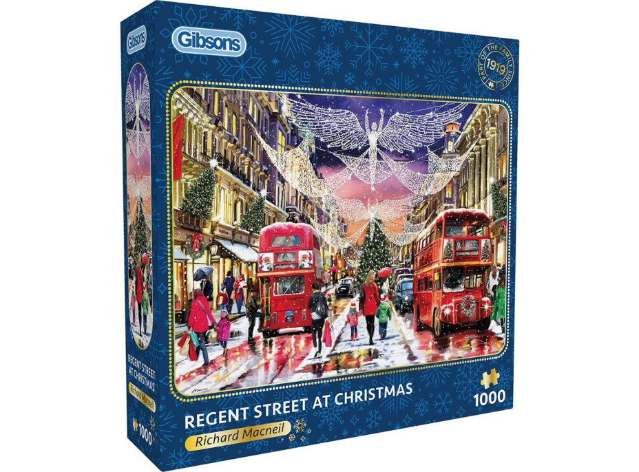 GIBSONS Puzzle Vánoční Regent Street 1000 dílků