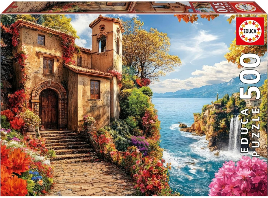 EDUCA Puzzle Vila u moře 500 dílků