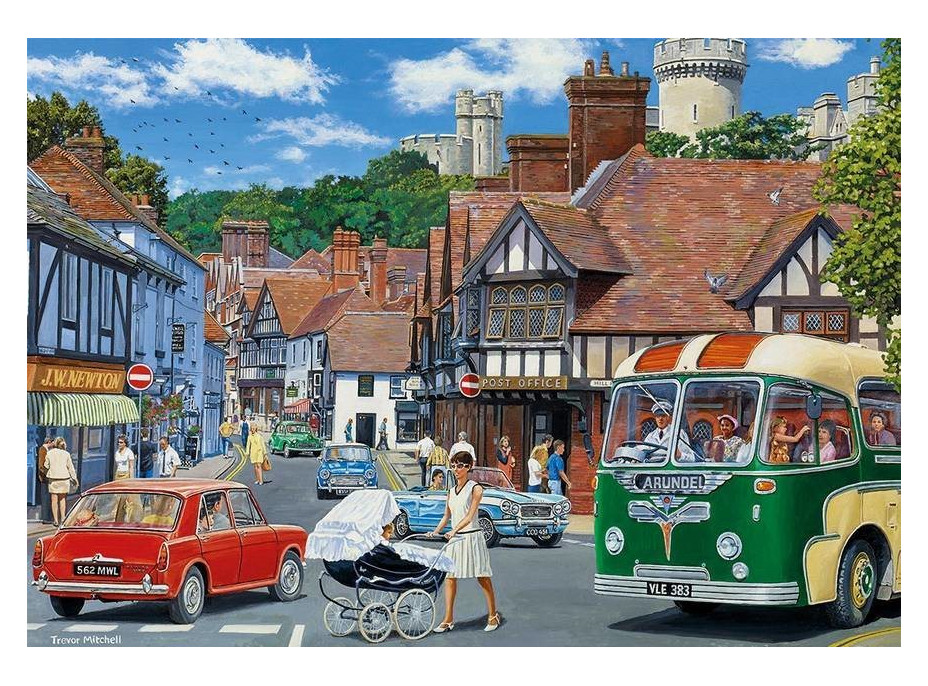 GIBSONS Puzzle Výlet s rodinou 4x500 dílků