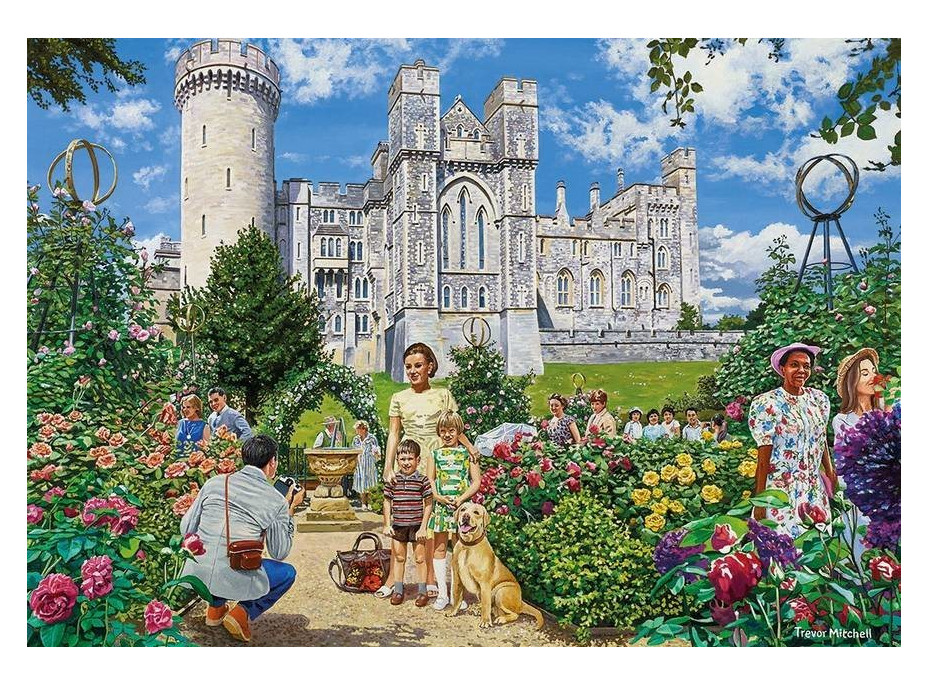 GIBSONS Puzzle Výlet s rodinou 4x500 dílků