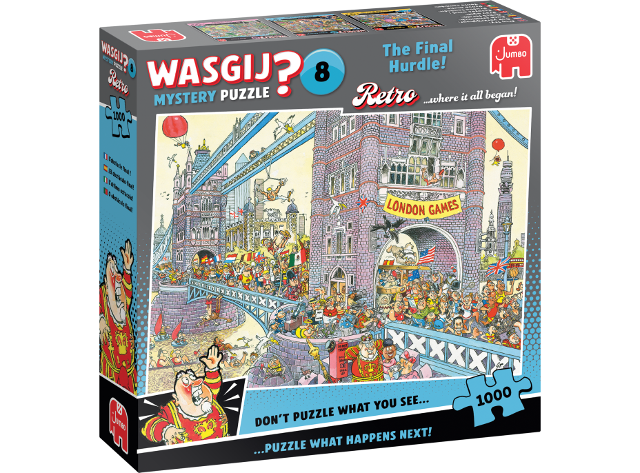 JUMBO Puzzle WASGIJ Mystery 8: Poslední překážka 1000 dílků