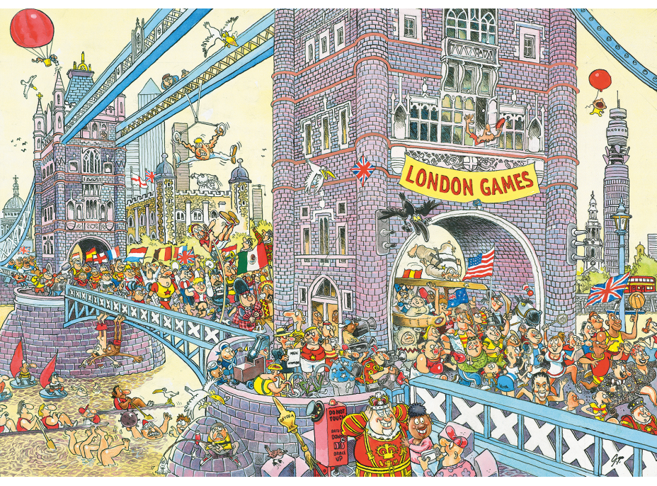 JUMBO Puzzle WASGIJ Mystery 8: Poslední překážka 1000 dílků