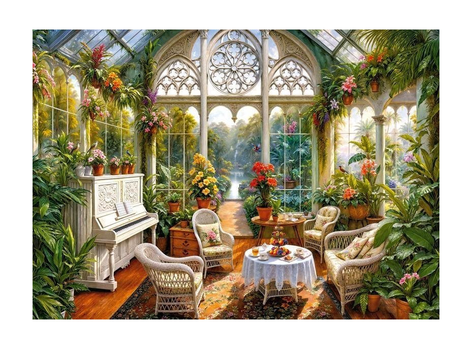 CHERRY PAZZI Puzzle Zahradní symfonie 2000 dílků