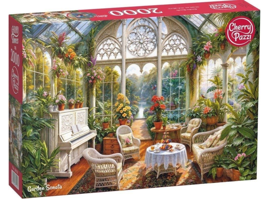 CHERRY PAZZI Puzzle Zahradní symfonie 2000 dílků