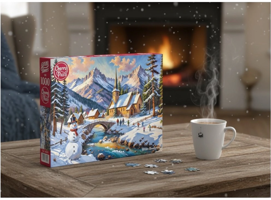 CHERRY PAZZI Puzzle Zimní země zázraků 1000 dílků