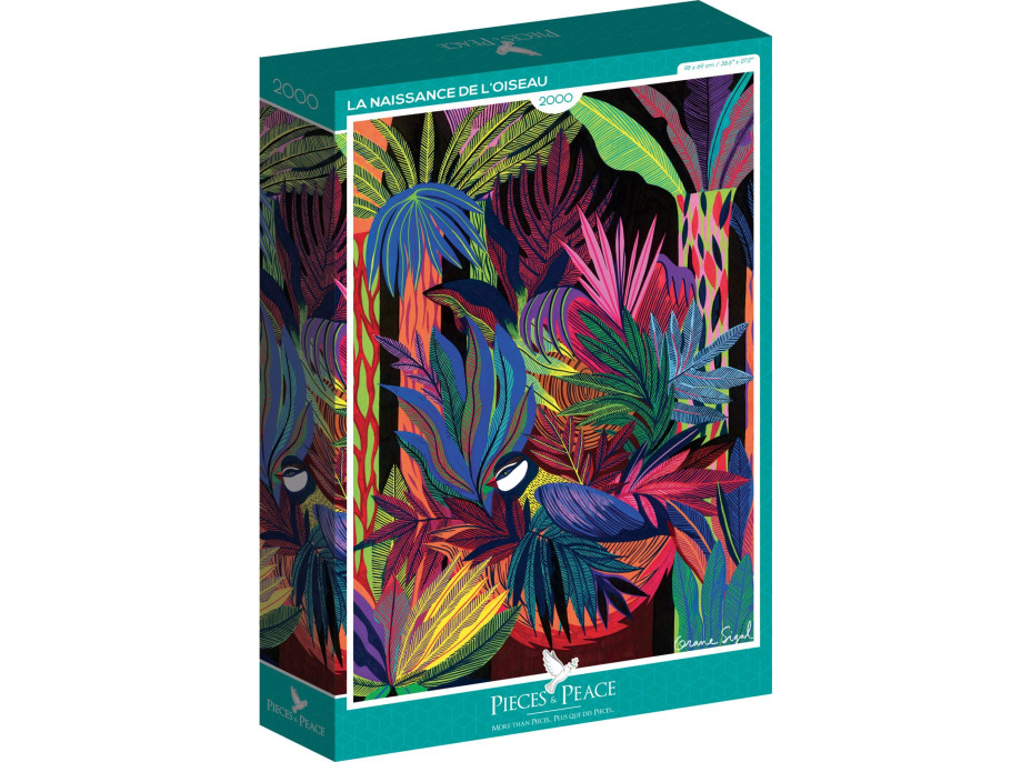 PIECES & PEACE Puzzle Zrození ptáčka 2000 dílků