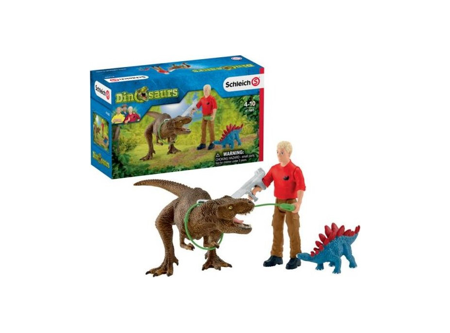 SCHLEICH Dinosaurs® 41465 Útok Tyranosaura Rexe