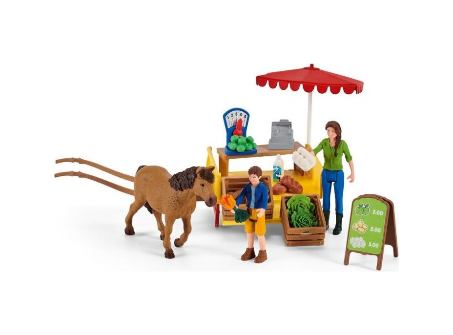 SCHLEICH Farm World® 42528 Mobilní farmářský stánek