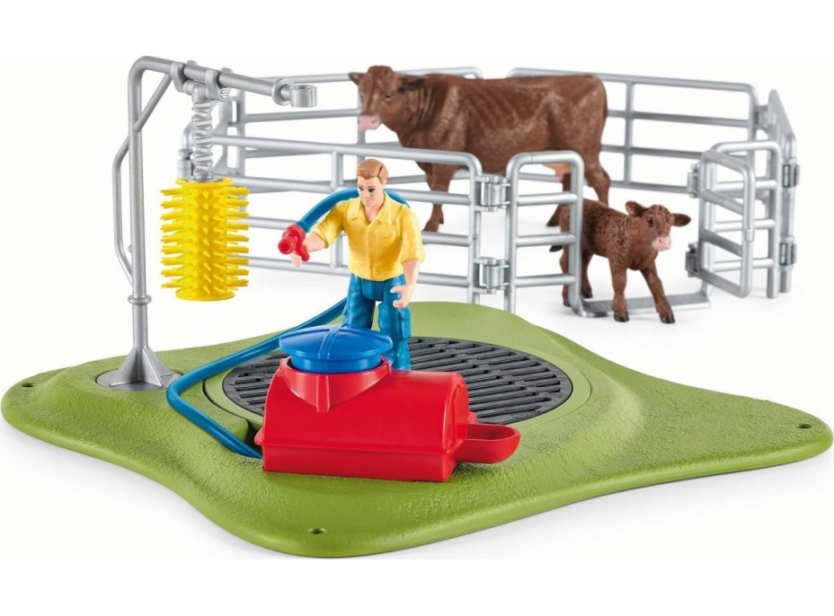 SCHLEICH Farm World® 42529 Mycí koutek pro dobytek