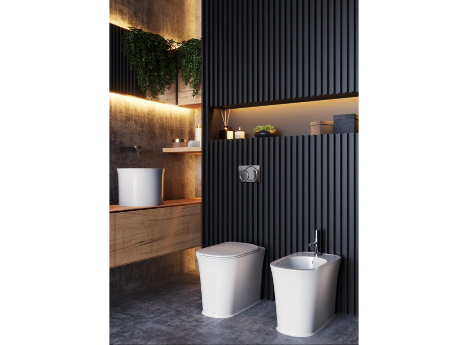 Kerasan THE NEW YORKER bidet stojící 36, 5x60cm, bílá 562001