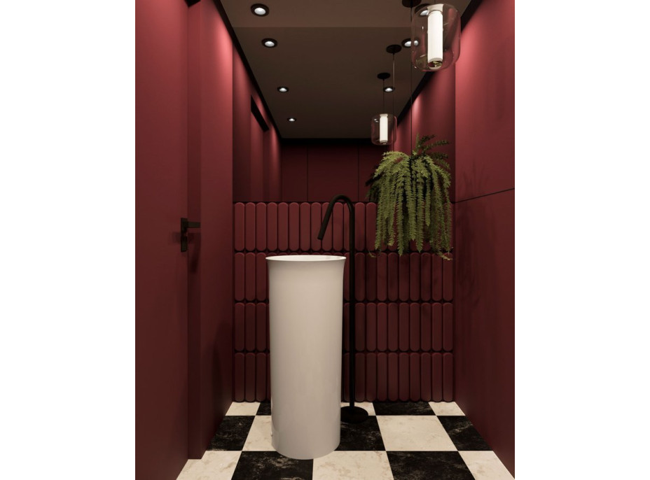 Kerasan THE NEW YORKER keramické umyvadlo volně stojící, 40x89x40cm, bílá 564601