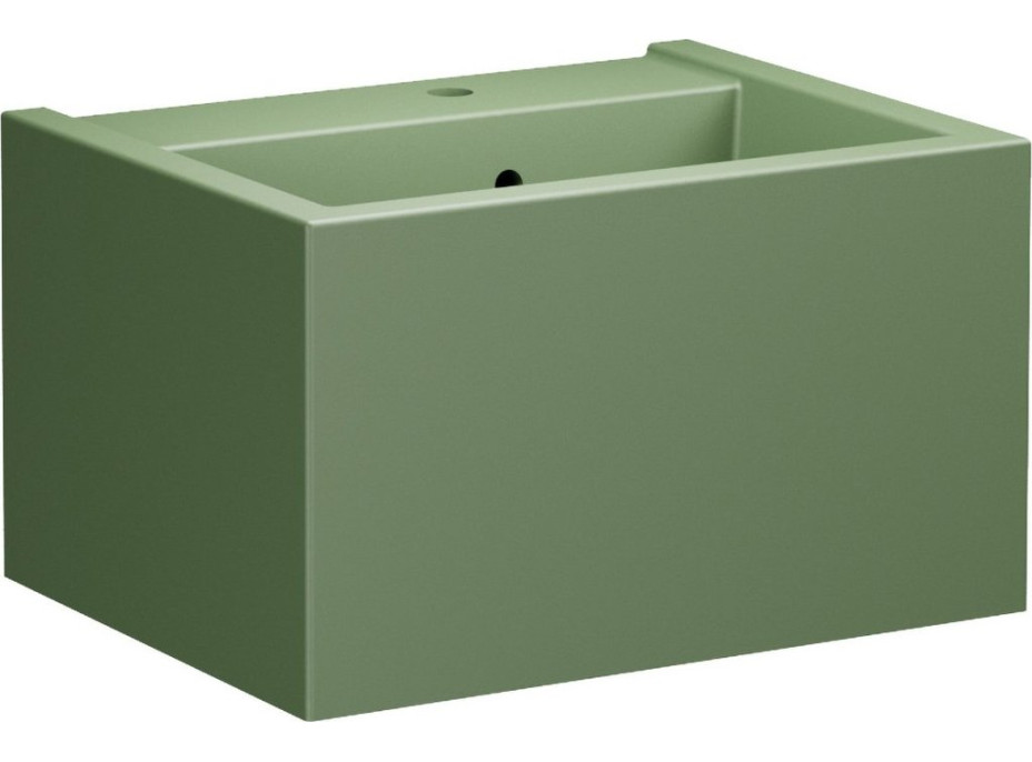 Kerasan KANAAL keramické umyvadlo 60x46, 5cm, verde mat 574011