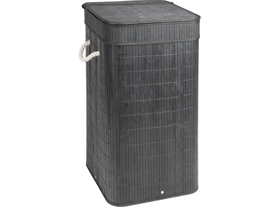 Gedy TATAMI koš na prádlo 35, 5x63x35, 5cm, černá/bílá TA3814B