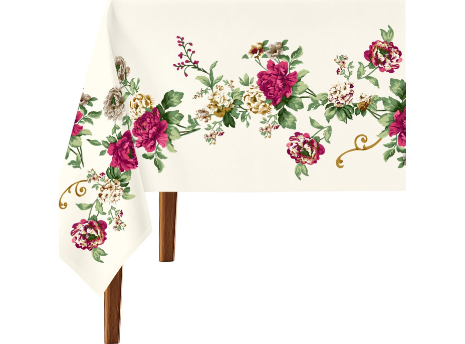 Dekorační ubrus Royal Rose - 140x260 cm