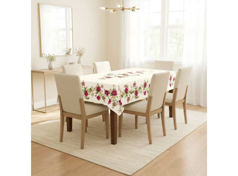 Dekorační ubrus Royal Rose - 140x260 cm