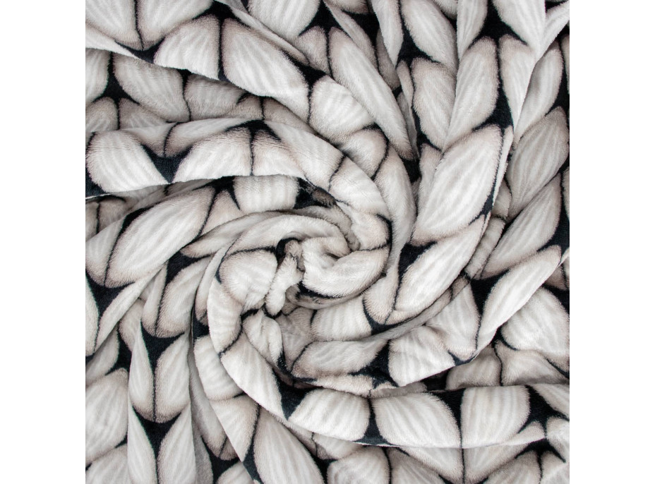 Deka WINTER SHERPA - 150x200 cm - šedá/grafit