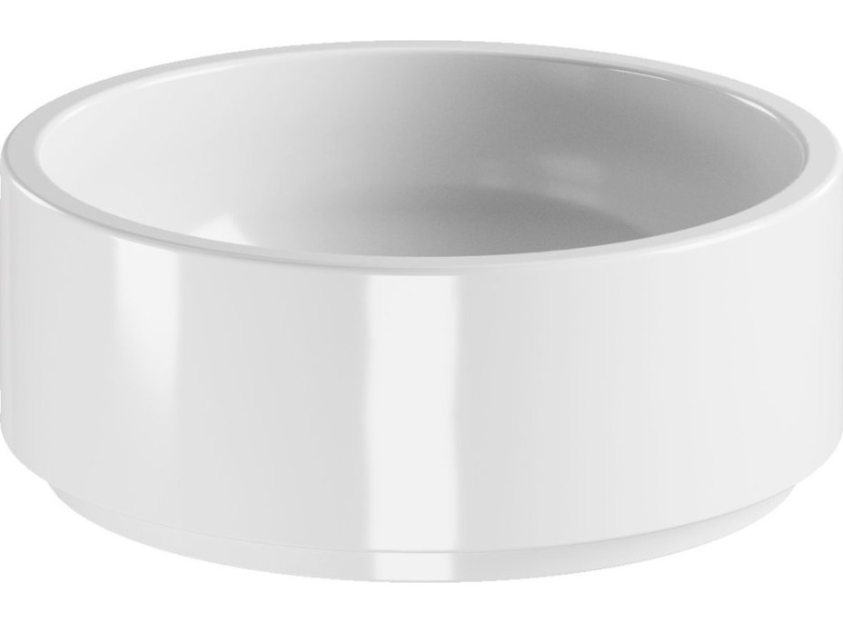 Kerasan OKE keramické umyvadlo na desku, Ø 40cm, bílá 554101