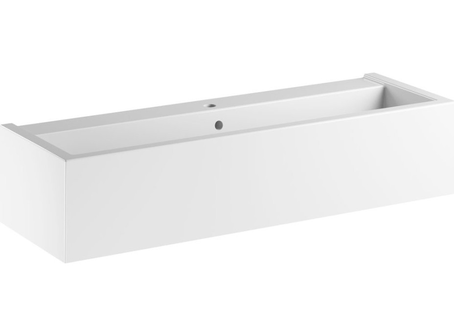 Kerasan KANAAL keramické umyvadlo 120x40cm, bílá 574201