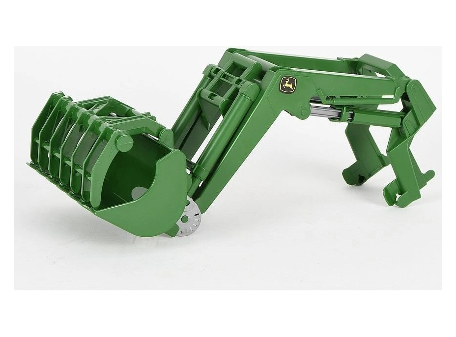 Bruder Čelní nakladač pro traktory John Deere 7R zelený