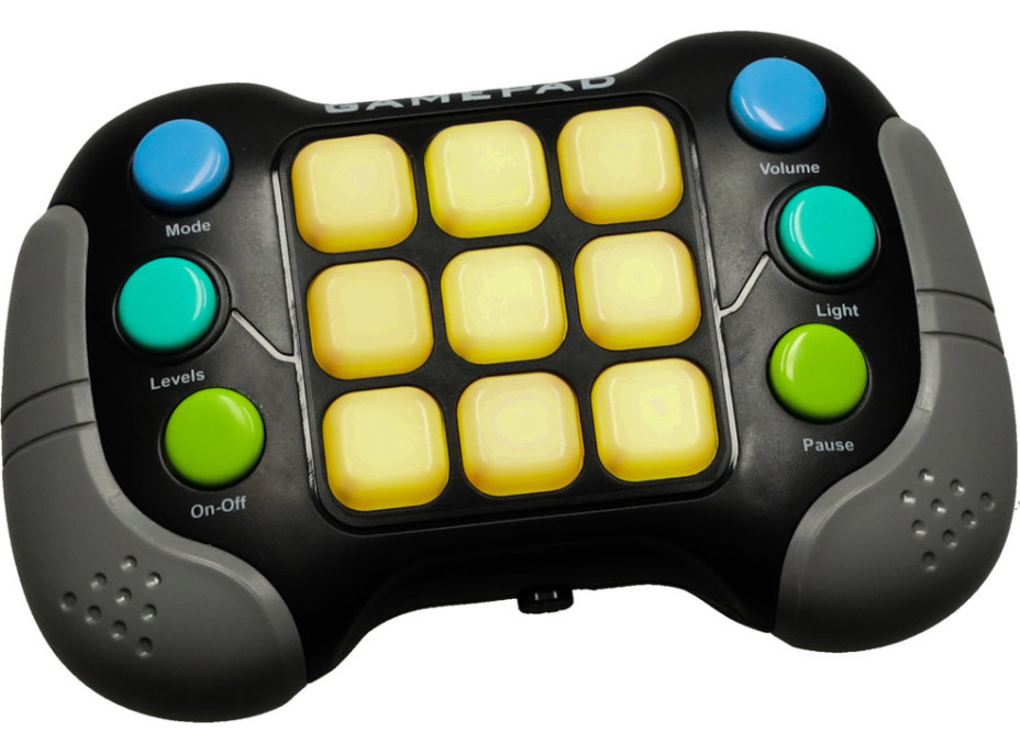 Elektronická arkádová antistresová světelná konzole - černá