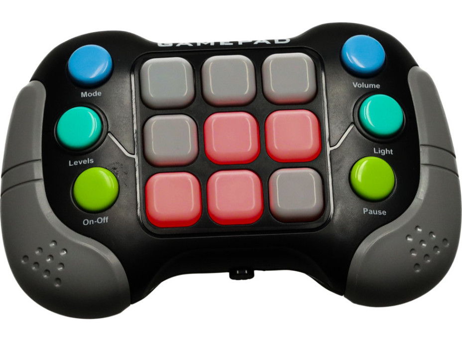 Elektronická arkádová antistresová světelná konzole - černá