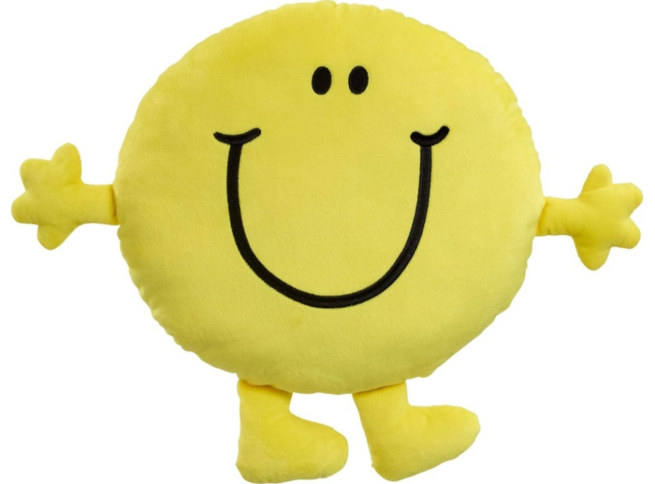Rainbow Mr. Men Mr. Happy Velký polštář
