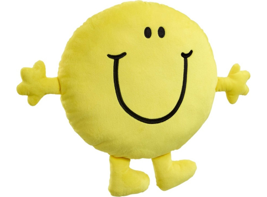 Rainbow Mr. Men Mr. Happy Velký polštář