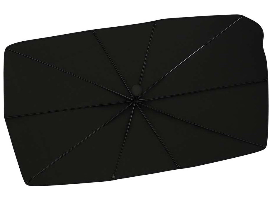 Sluneční clona na čelní sklo auta - deštník - 65x110 cm