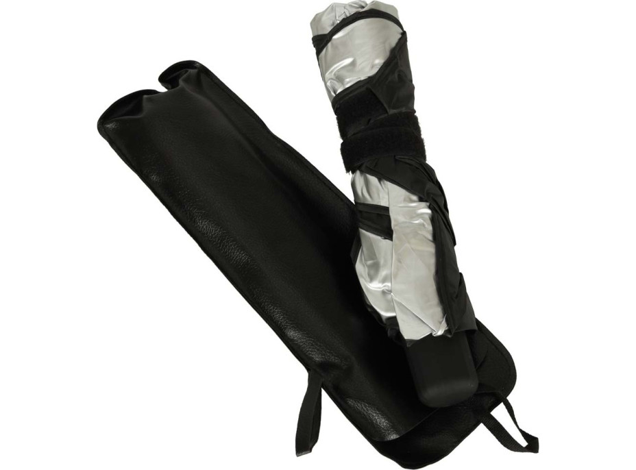 Sluneční clona na čelní sklo auta - deštník - 65x110 cm